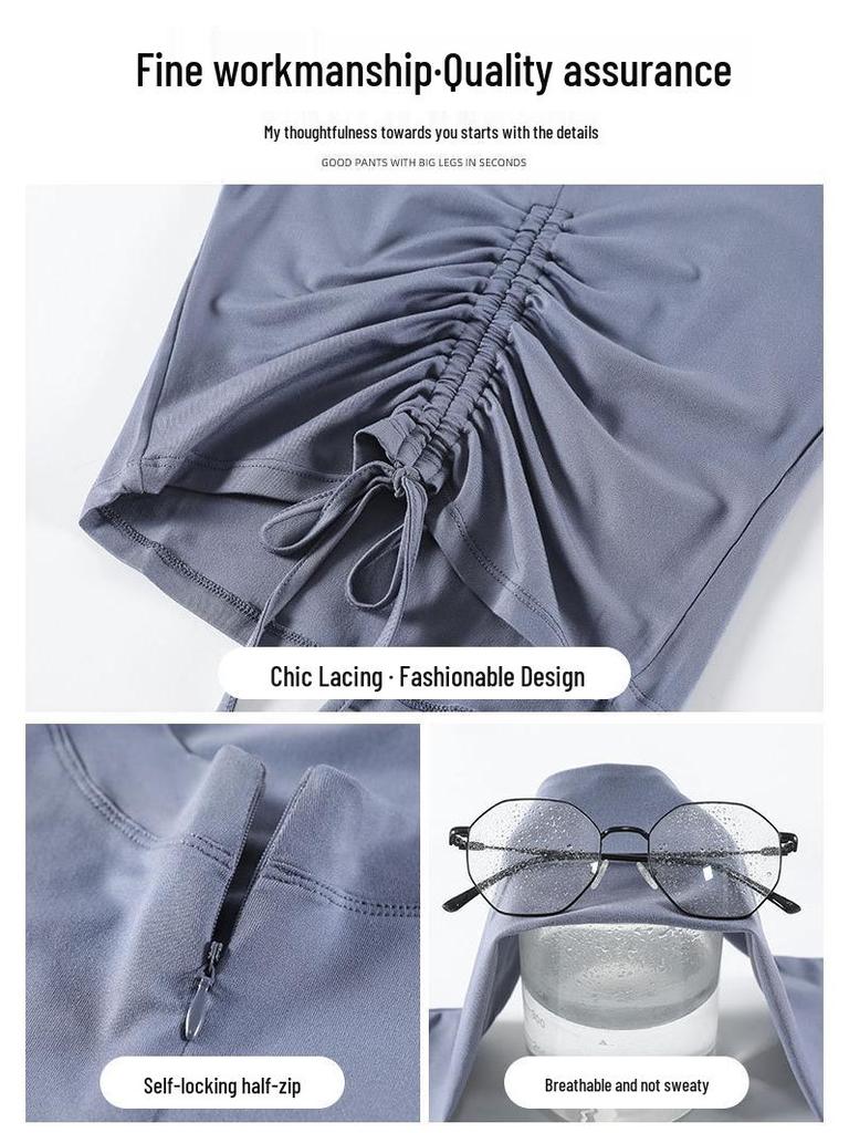 Women's 2024 Outdoor Sportswear Set - Quick-Drying Ice Silk Hiking & Yoga Pants