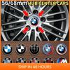 -56/68mm Auto Hub Caps for BMW 3 5 7 Series M M3 M5 M6 F01 F20 F10 X5 E36 Car Wheel Center Cover Hubcaps Decoration Accessories