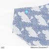 Towel Museum Moomin Silhouette Hydro Silver Titanium Antibacterial and Deodorizing 20 x cm Mask, Blue, Coating, Gauze, 47-9057121, Approx. 14.5