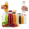 50x Juice Bottles JUICE 200 Ml GLASS BOTTLES for Juice with Screw Cap 0.2l