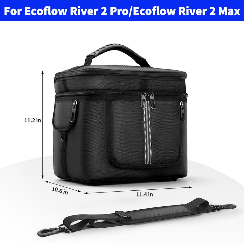 Carrying Case For Ecoflow Delta 3 Max Plus/Delta 3 Max Portable Power Station Storage Bag Waterproof for Ecoflow River 3/3 Plus