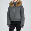 Women's Winter Design Hooded Short Cotton-padded Jacket
