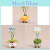 Cartoon Vegetable Stuffed Toy Keychain With Polyester Fiber For Teens And Adults