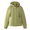 Neue Damen Parker Baumwollkleidung für Herbst und Winter, Locker, Kurz, Mit Kapuze.