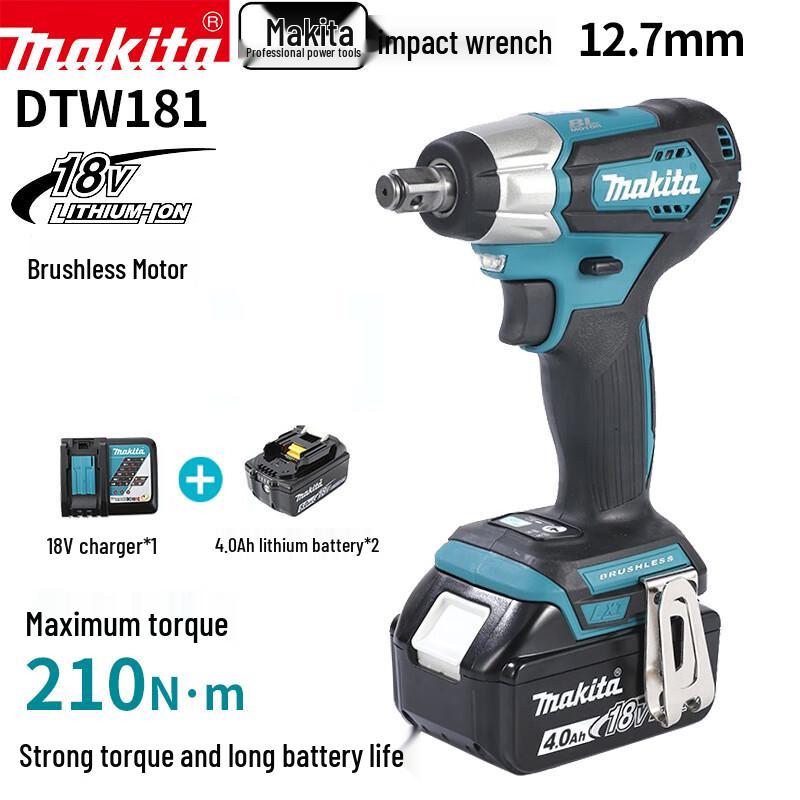 

Makita DTW181 Brushless Cordless Impact Wrench CN plug (adapter included)