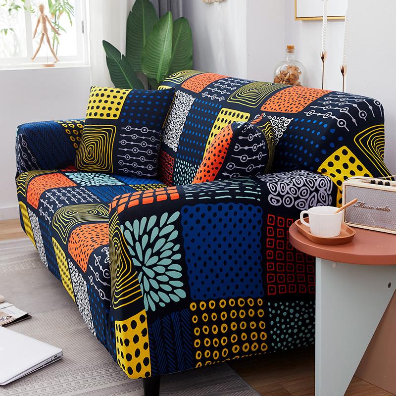 Stretch Couch Cover All-Inclusive Sofa Slipcovers For Kids Pets Washable Universal Furniture Protector With Elastic Bottom