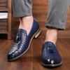 Men's Luxury Casual Shoes Summer Leather Loafers Office Dress Shoes Mens Driving Moccasins Comfortable  Slip On Party Zapatos