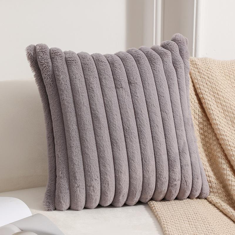 Halloween Pillowcase Pillowcase Simple Solid Color Core-free Plush Christmas Pillowcase