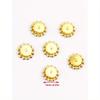 50pcs/set 14MM DIY Accessory, Modern Rhinestone Flower Shaped Garment Decoration Excipient For Dress