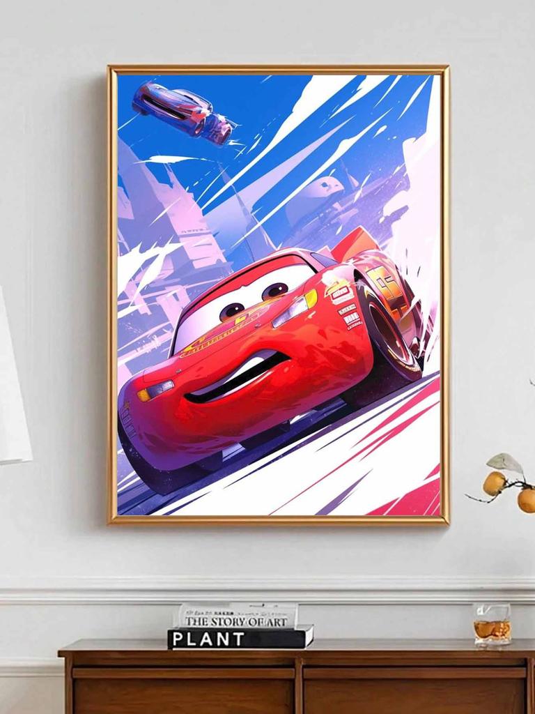 DIY Diamond Painting McQueen Cross Stitch Kit Mosaic Art Diamond Painting Full Circle Diamond Home Decoration