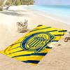Carc 1889 Print Beach Towel, Large Soft Quick Dry Towel for Beach Camping Swimming