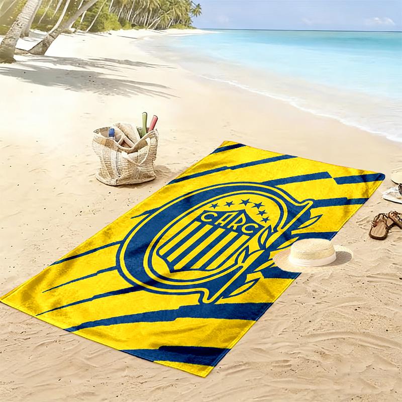 Carc 1889 Print Beach Towel, Large Soft Quick Dry Towel for Beach Camping Swimming