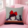 Anime K-Kikis Movie D-Delivery Service-S Pillow Gift Home Office Decoration Bedroom Sofa Car Cushion Cover Case 45X45