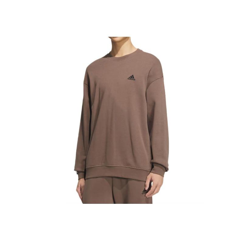 adidas Felpa con cappuccio morbida confortevole casual calda unisex Felpe Rock-Layer-Deep-Earth-Brown JM9108