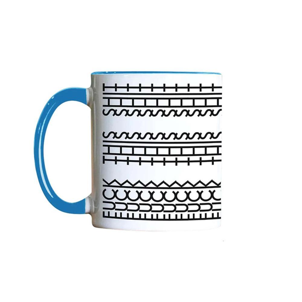 Ergonomic Handle Hidden Message Mug Microwave-Safe Drinking Mug Water Cup Teacup  Gift
