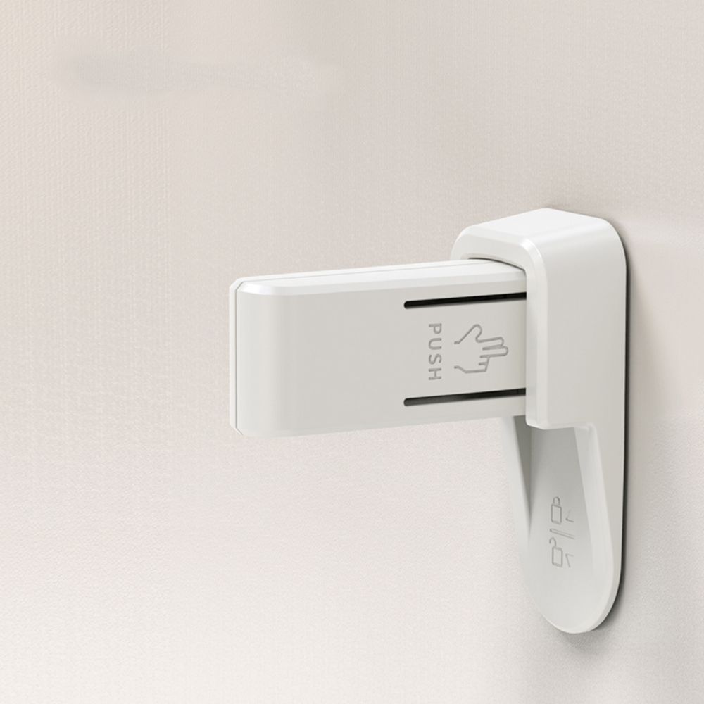 

Замок-ручка для двери с защитой от защемления пальцев, оборудование для защиты детей, детские замки безопасности, замок для защиты от открывания двери белый