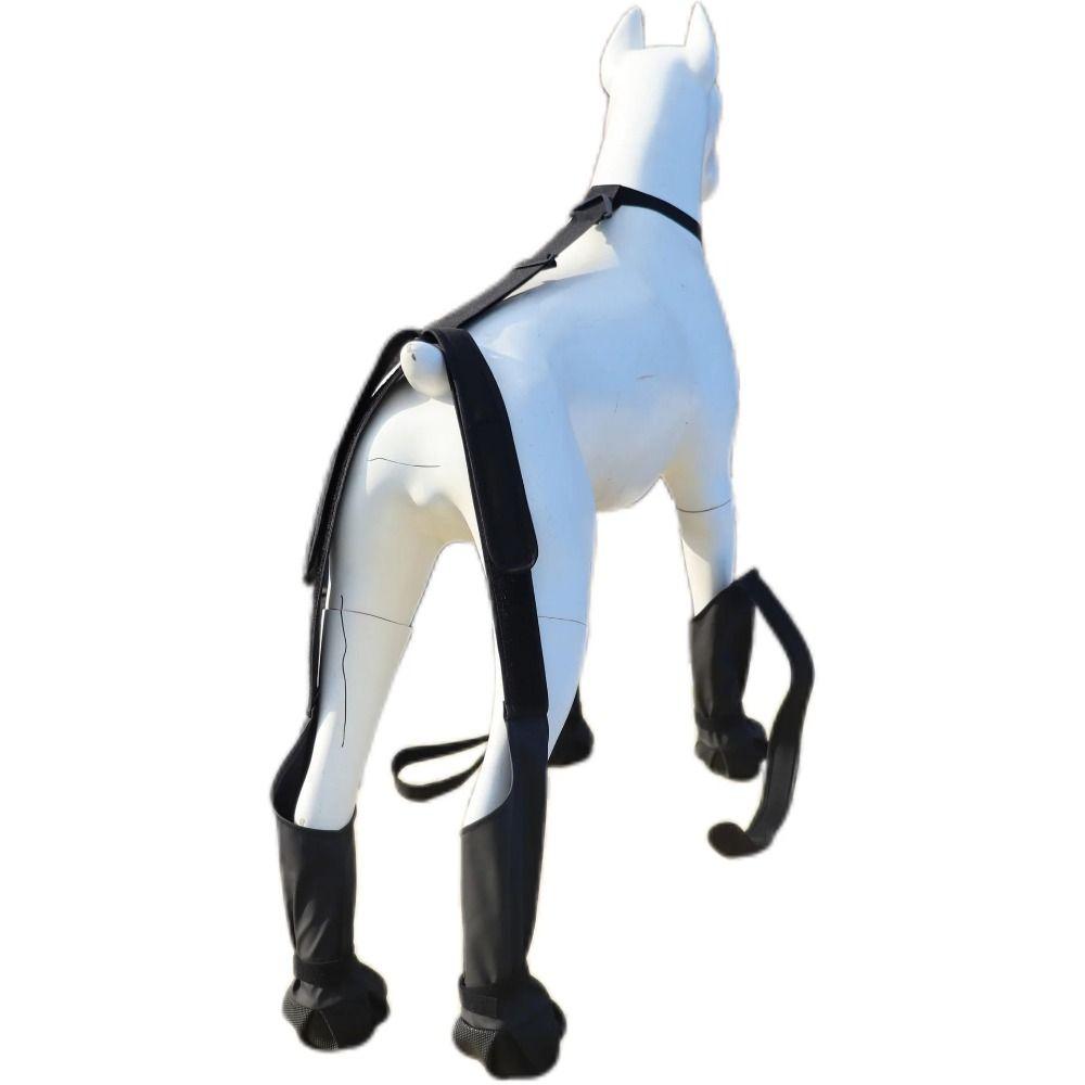 Waterproof Pet Paw Protectors Non-Slip Outdoor Dog Shoes Universal Dog Suspender Boots  All Seasons