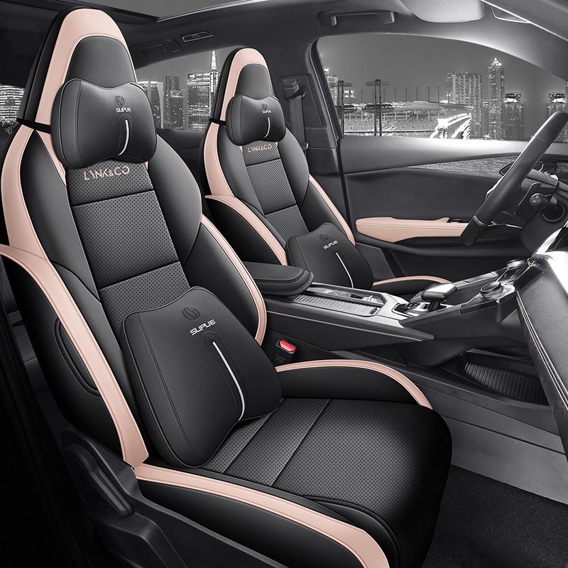 Lynk&Co 03 All-Season Leather Seat Cover for Five-Seater - Universal Full Coverage