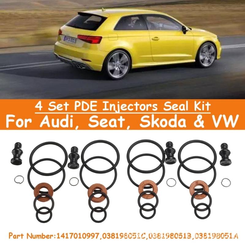 Kit de etanșare și șuruburi îmbunătățit pentru injectorul de combustibil auto înlocuiește PDE 1417010997
