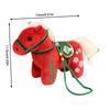 Horse Key Chain Mini Horse Pendant Keychain Plush Toy Horse Gift Set For Good Luck Home Decor Cute Chinese Zodiac Ornament