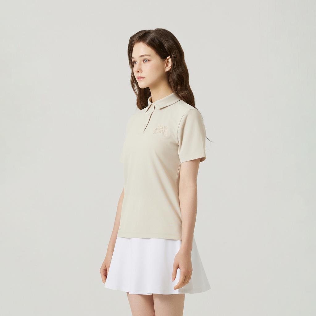 Martin Golf Big M Basic Fit Half Sleeve T-Shirts_L/Beige