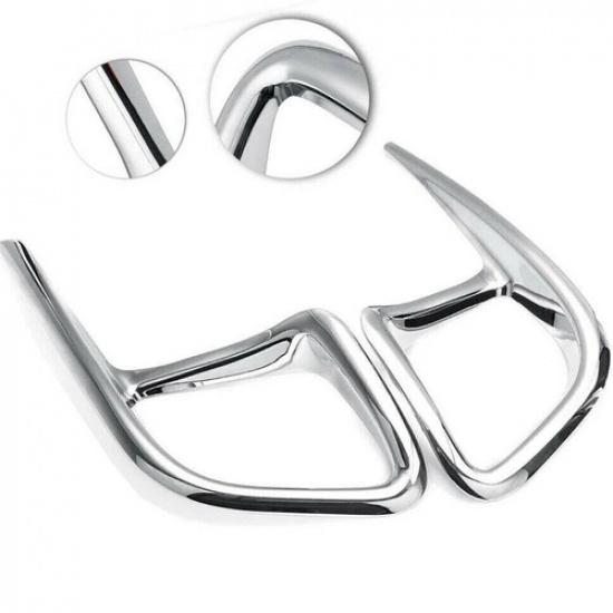 2PCS ABS Rear Bumper Fog Light Cover Trim For 2014-2018 Highlander US