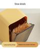 Wall-Mounted Flip-Top Toothpick Holder - Creative Plastic Design for Home and Restaurant