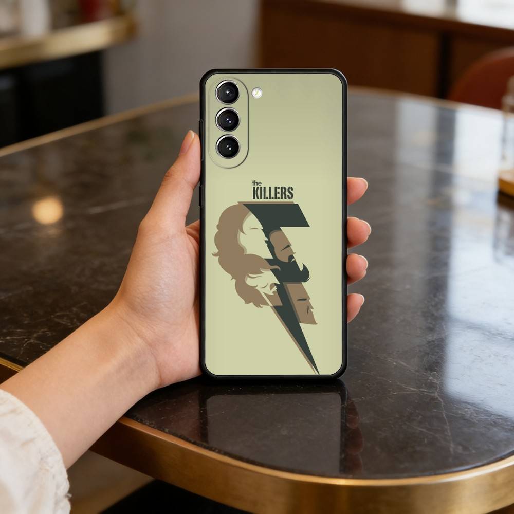 

B-Band T-The K-Killers Phone Case For Samsung S25,24,23,22,30,21,10,9,Ultra,Plus,Lite,FE,4,5 G Soft Black Case Samsung S24ULTRA