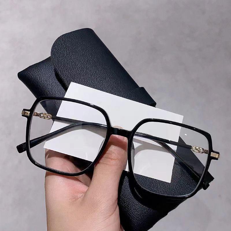 

2055 Женские модные очки с большой оправой, блокирующие синий свет, светочувствительные, без макияжа, трендовый дизайн, стройнящий