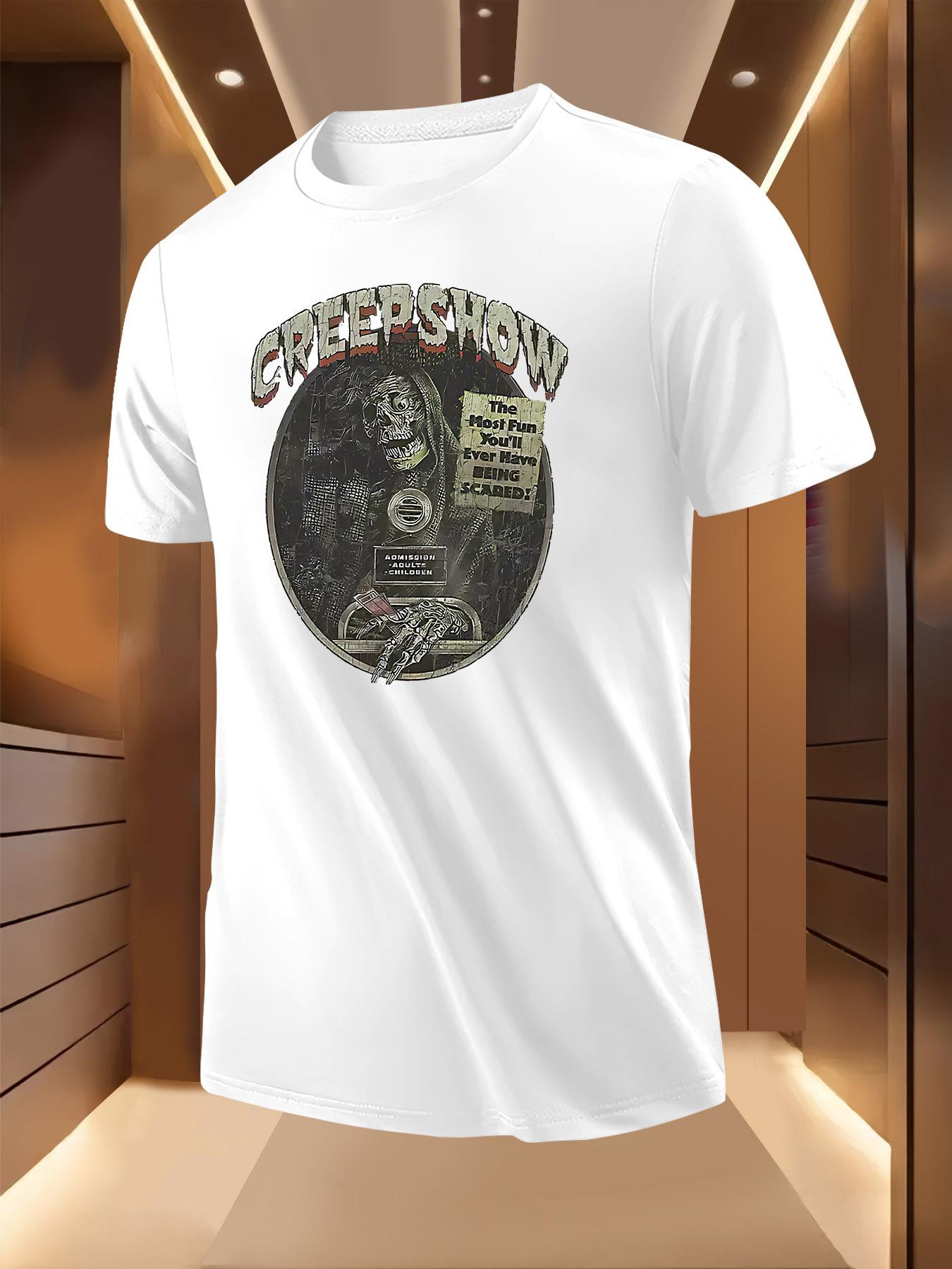 Horror Show Skull Poster Print Tshirt - Breathable Lightw... XL
