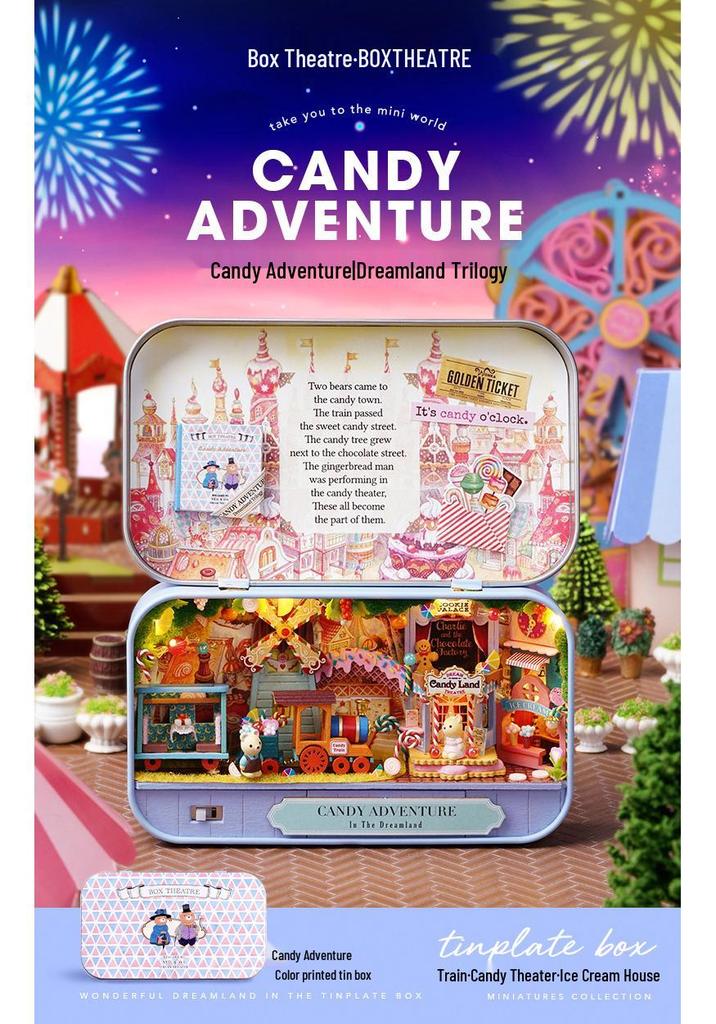 Zhi Qu Wu DIY Mini Box Theater Toy for Girls