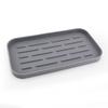 Silicone Draining Mat: Kitchen & Bathroom Sponge and Soap Holder  