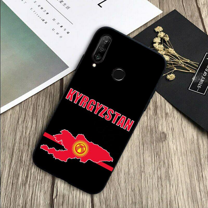 Kyrgyzstan Flag For Huawei Nova 11 9 10 SE Y70 Y60 Y90 Y61 Y91 Y73 Y72 12i 11i 8i P30 P40 Lite P60 Pro Case