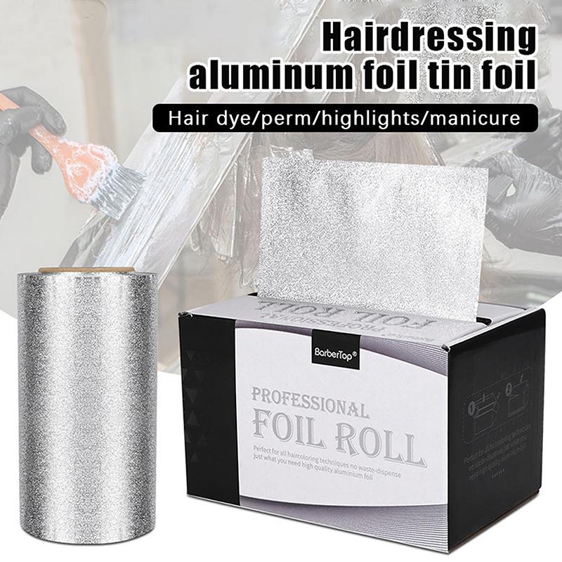 30/50 Meters Professional Heavy Duty Aluminum Foil For Hair Coloring Highlights Bleaching Salon Barber Styling Tools
