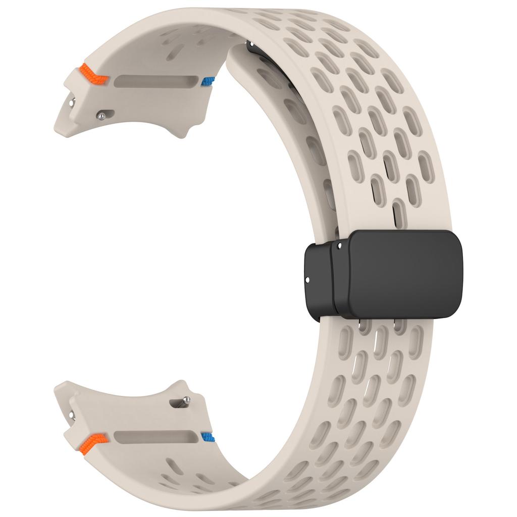 20mm Straps for Samsung Galaxy Watch 7 5 Pro 6 5 4 Magnetic Buckle Silicone Band Correa Galaxy Watch 6 Classic No Gaps Bracelet