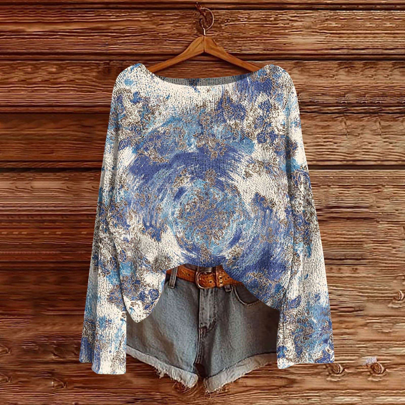 

Женский легкий свитер с круглым вырезом, повседневный вязаный пуловер с длинным рукавом L