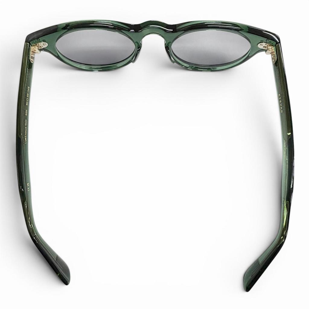 Great EYEVAN Sunglasses Luminous 50 Clear Green Mens Used