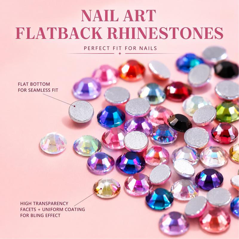 Minimalist Shiny Half-Round Rhinestone Nail Art Accessories 3Mm Flat-Back Resin Nail Rhinestones, Diy Nail Craft Decorations