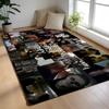A-AHS American Horror Story TV Movie Floor Mat Soft Flannel Floor Mat Non-Slip Absorbent Rug For Home Bedroom Bathroom