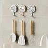 1pc Plastic Strong Adhesive No Hole Wall Mounting Practical Hanger, Easy To Install, For Bathroom & Door - Stylish And Practical Storage Solution