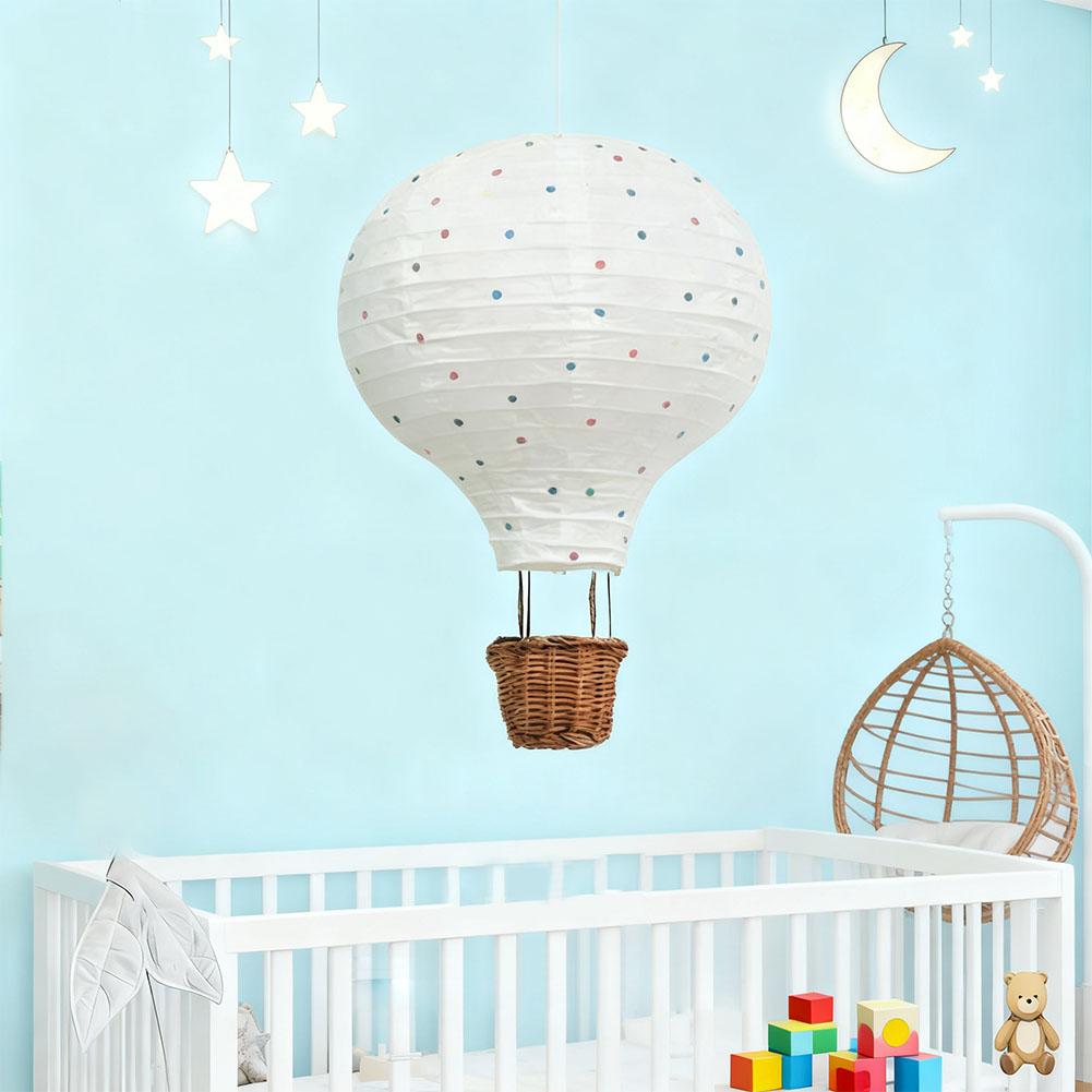 DIY Hot Air Balloon Craft Kit with LED Lights - Kids Decor, Creative Room Project Light Making Night F2F4