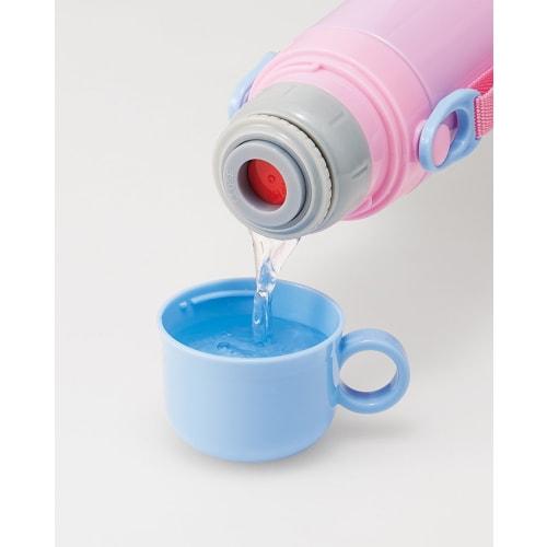 Skater Children's Stainless Steel Water Bottle with Cup, 550ml, Disney Sofia SKC6