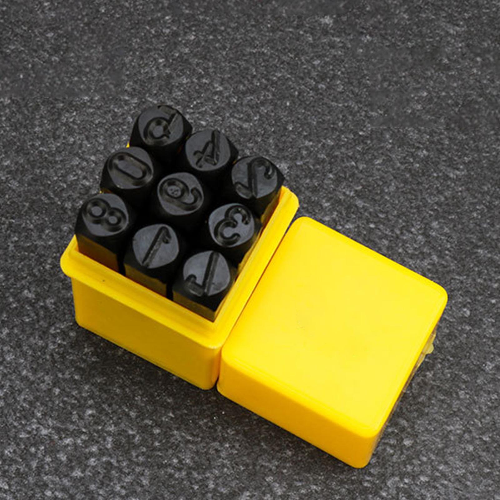 

Цифровой буквенный штамп Штамп из легированной стали С коробкой для хранения Набор пуансонов Закаленный металл Кожаное ремесло Тиснение Ручной работы Инструмент для резьбы RE