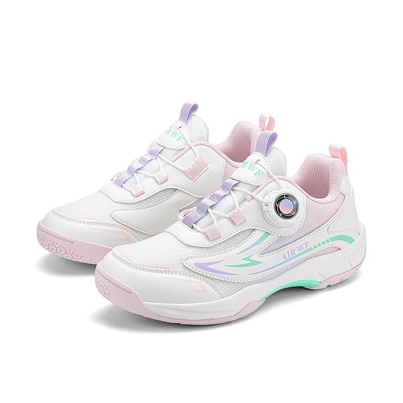 Kids Badminton Shoes Boys Girls Lightweight Breathable Non-Slip Tennis Table Training Sport Sneakers