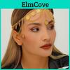 Geometric Gold Alloy Head Chain For Women Wedding Jewelry Headpiece For Gift