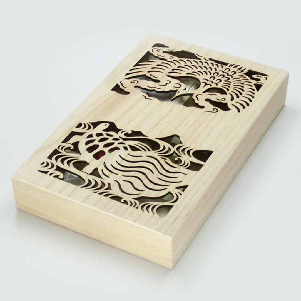 Mino Ware Chopstick Rest Chopsticks Red and Pair Crane and Wooden Perfect Made In Crane-Shaped (Approx. 5x6cm) & (22.5cm), White, Set, "Senjumankame"