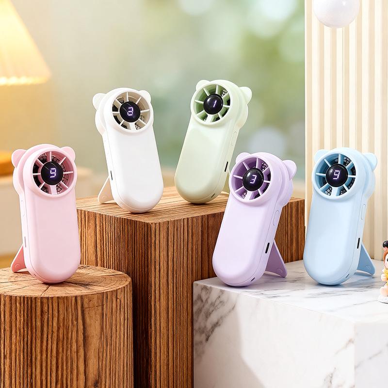 Portable Handheld Turbo Fan: USB Rechargeable, Silent, High-Speed, for Outdoor Use