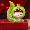 Resin Crafts Zodiac Snake Figurine Small Mini Snake Ornament  Office Accessories