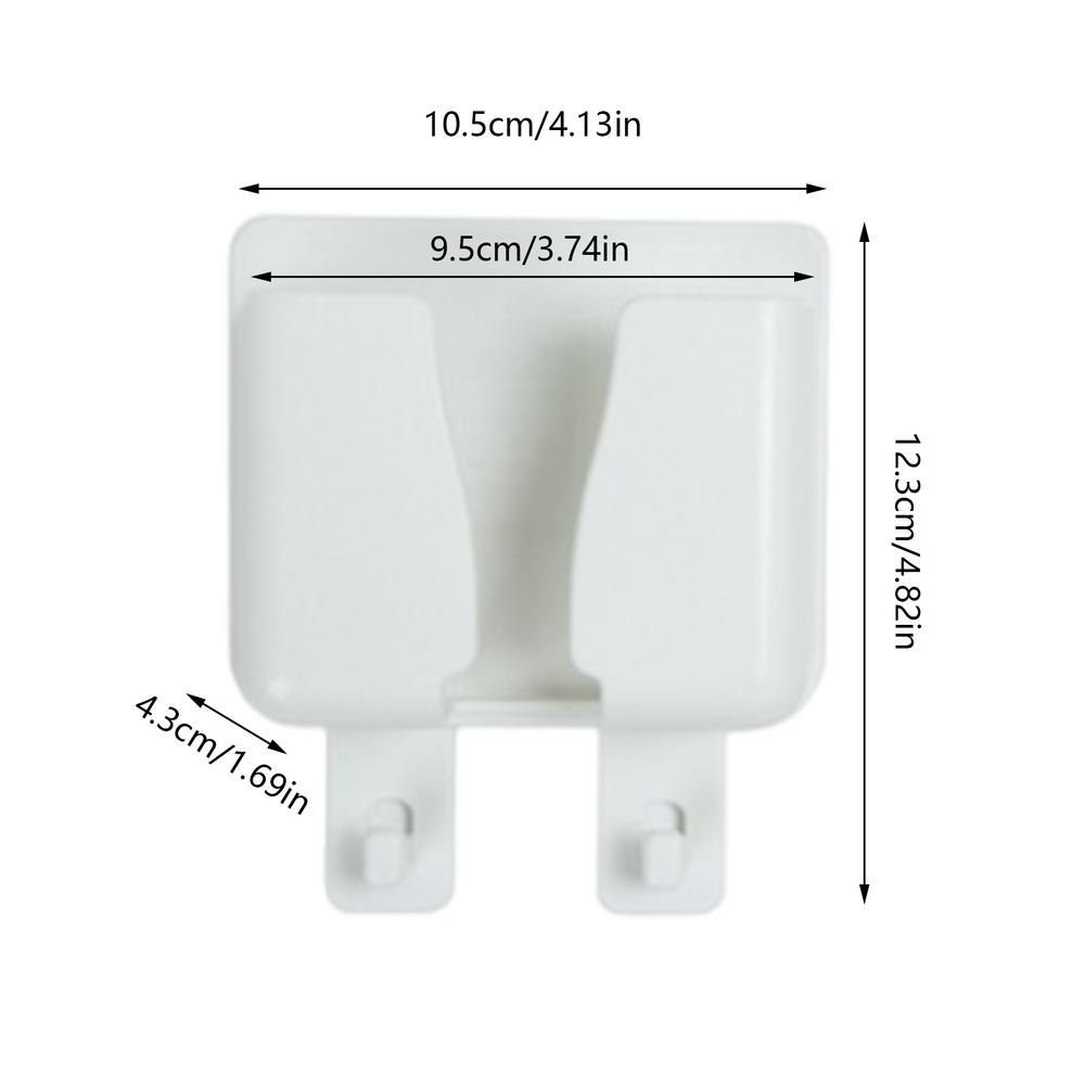 Remote Control Organizer Phone Stand Remote Organizer Container TV Controller Holder Cell Phone Holder No Drill Storage