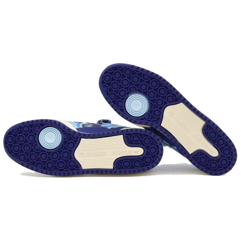 Adidas BAPE x Forum Low 84 30th Anniversary - Blue Unisex Sneakers Cloud-White Supplier-Colour Off-White ID4772